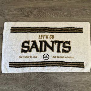 NEW Vintage Rare 2019 New Orleans Saints vs. Dallas Cowboys Rally Game Towel